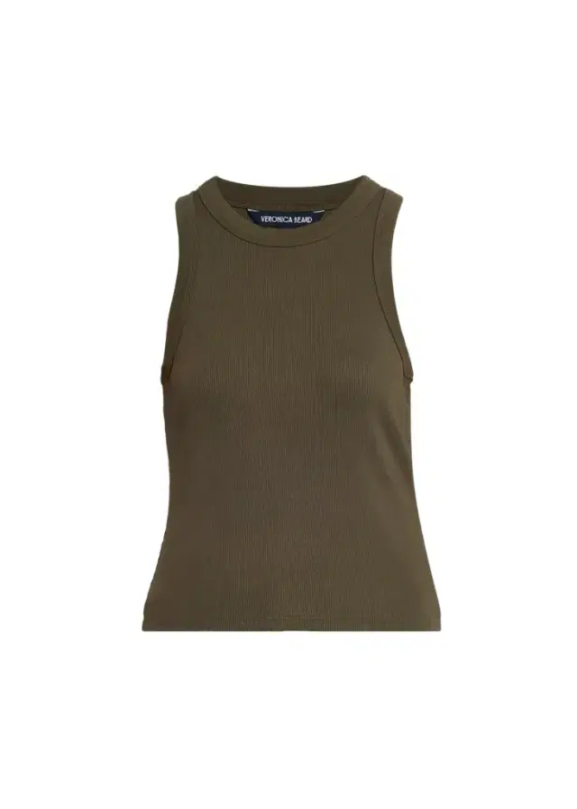 Veronica Beard Jordyn Cropped Tank Top