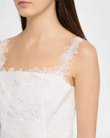 Carolina Herrera Florale Guipure Lace Sleeveless Midi Dress | Thumbnail 5 Carolina Herrera Florale Guipure Lace Sleeveless Midi Dress | Thumbnail 5