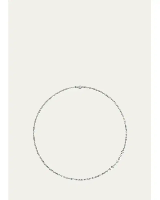 Melissa Kaye Stella Diamond Tennis Necklace