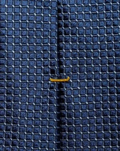Eton Men's Geometric Satin Silk Tie | Thumbnail 4