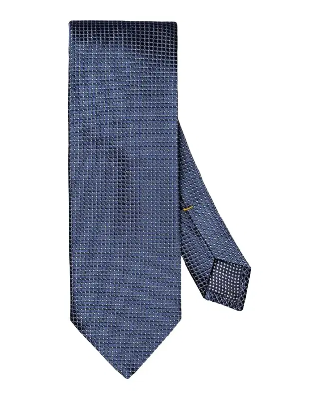 Eton Men's Geometric Satin Silk Tie