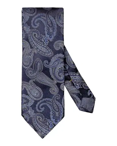 Eton Paisley Silk Tie | Thumbnail 1