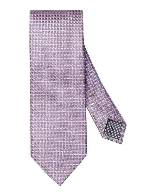 Eton Geometric Silk Tie
