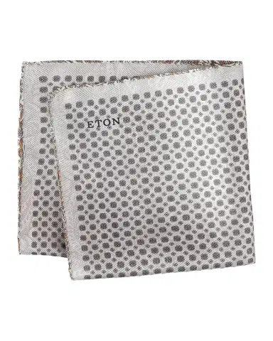 Eton Men's Double-Face Printed Silk Pocket Square | Thumbnail 1