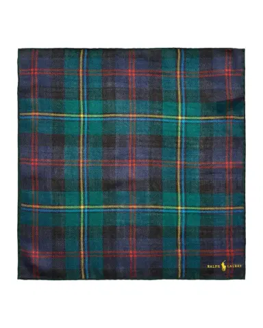 Polo Ralph Lauren Men's Tartan Wool Pocket Square | Thumbnail 1 Polo Ralph Lauren Men's Tartan Wool Pocket Square | Thumbnail 1