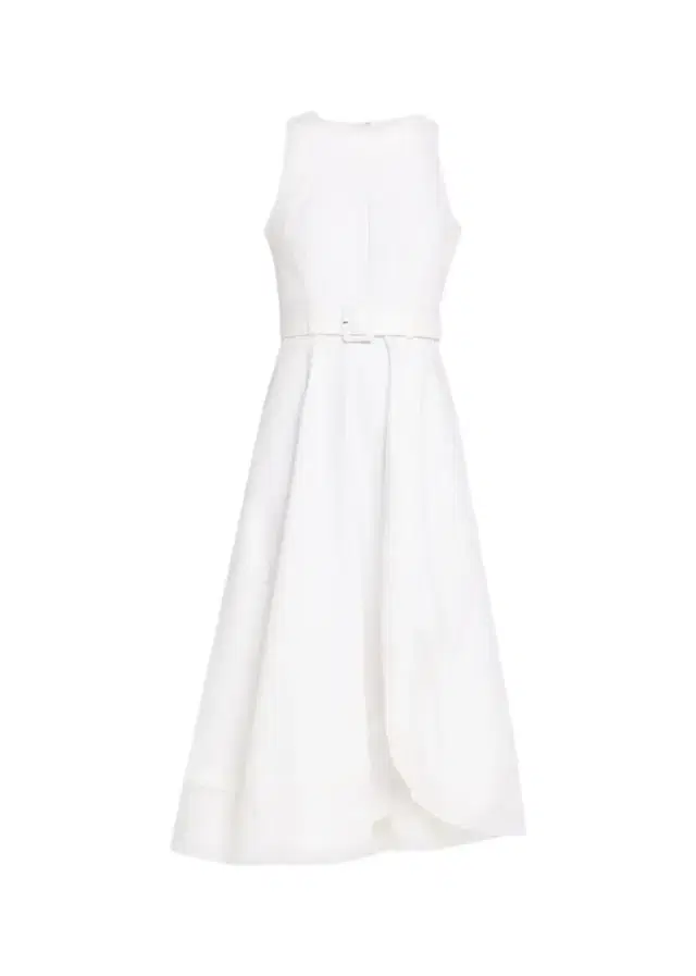 Cinq à Sept Zelda Belted Denim Midi Dress