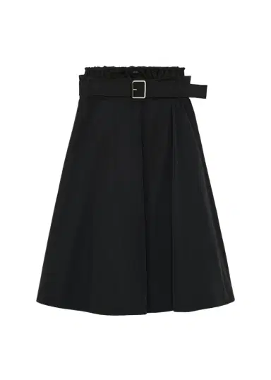 Loewe Belted Double-Waistband Midi A-Line Skirt | Thumbnail 1