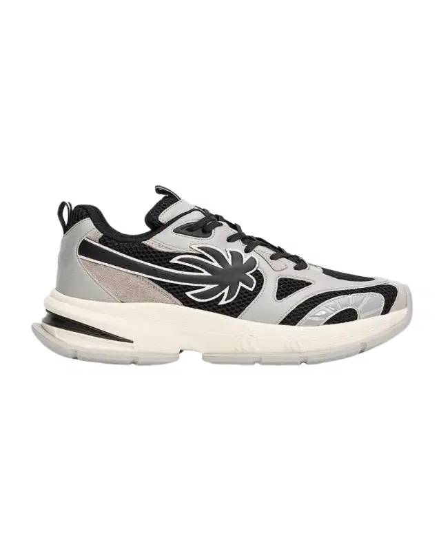 Palm Angels Men's Palm Leather and Mesh Runner Sneakers