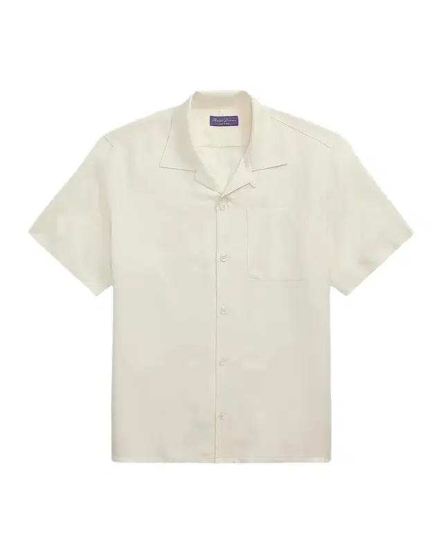 Ralph Lauren Purple Label Men's Silk-Linen Camp Shirt