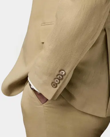 Ralph Lauren Purple Label Men's Hadley Hand-Tailored Silk-Linen Jacket | Thumbnail 6 Ralph Lauren Purple Label Men's Hadley Hand-Tailored Silk-Linen Jacket | Thumbnail 6