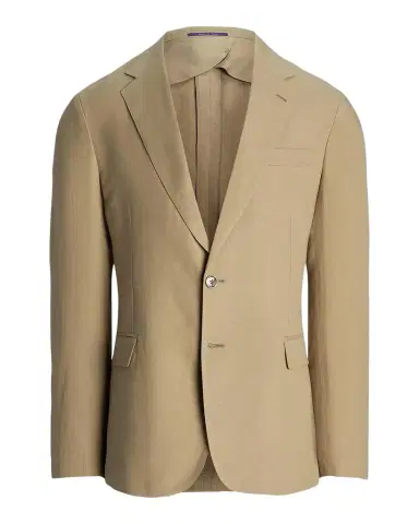Ralph Lauren Purple Label Men's Hadley Hand-Tailored Silk-Linen Jacket | Thumbnail 1 Ralph Lauren Purple Label Men's Hadley Hand-Tailored Silk-Linen Jacket | Thumbnail 1