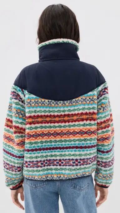 Polo Ralph Lauren Jacquard Knit Funnel Neck Jacket Multi | Thumbnail 3