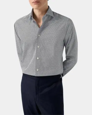 Eton Geometric Twill Slim-Fit Shirt | Thumbnail 3