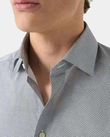 Eton Geometric Twill Slim-Fit Shirt | Thumbnail 4