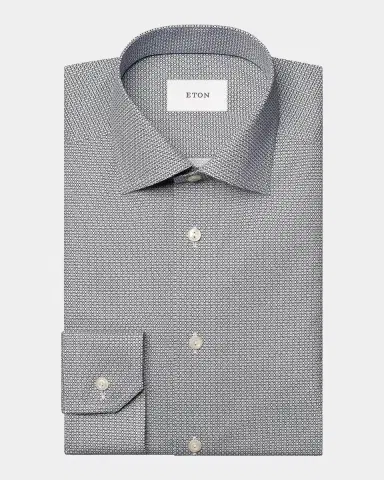 Eton Geometric Twill Slim-Fit Shirt | Thumbnail 6