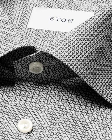 Eton Geometric Twill Slim-Fit Shirt | Thumbnail 7
