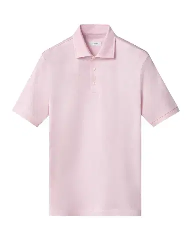 Eton Knitted Cotton Polo Shirt | Thumbnail 1 Eton Knitted Cotton Polo Shirt | Thumbnail 1