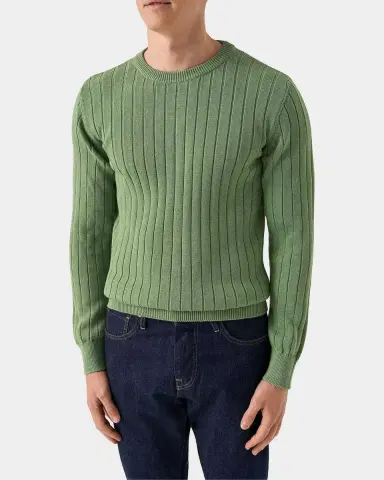 Eton Men's Rib-Knit Crewneck Sweater | Thumbnail 3