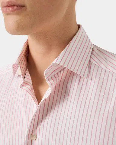 Eton Men's Striped Cotton Contemporary-Fit Shirt | Thumbnail 4 Eton Men's Striped Cotton Contemporary-Fit Shirt | Thumbnail 4