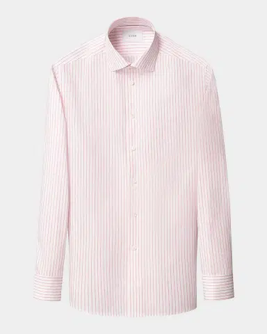 Eton Men's Striped Cotton Contemporary-Fit Shirt | Thumbnail 6 Eton Men's Striped Cotton Contemporary-Fit Shirt | Thumbnail 6