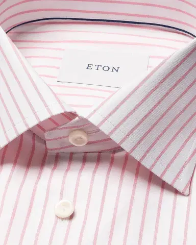 Eton Men's Striped Cotton Contemporary-Fit Shirt | Thumbnail 7 Eton Men's Striped Cotton Contemporary-Fit Shirt | Thumbnail 7