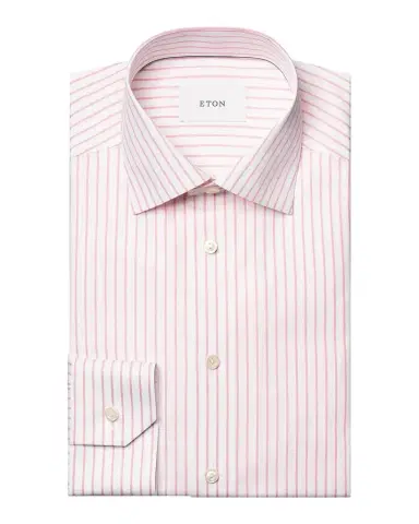 Eton Men's Striped Cotton Contemporary-Fit Shirt | Thumbnail 1 Eton Men's Striped Cotton Contemporary-Fit Shirt | Thumbnail 1