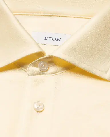 Eton Men's Knitted Cotton Polo Shirt | Thumbnail 3