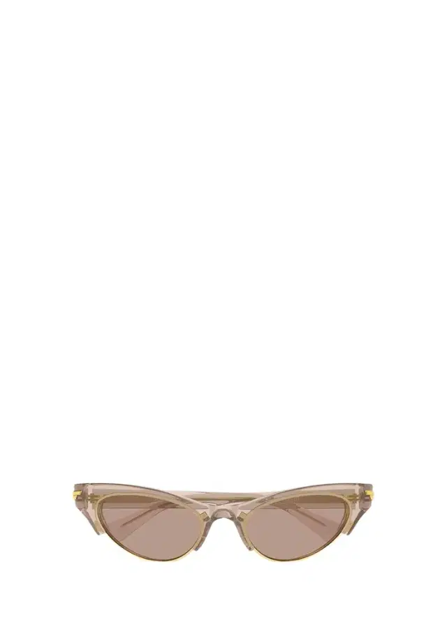 Bottega Veneta Transparent Cat Eye Sunglasses