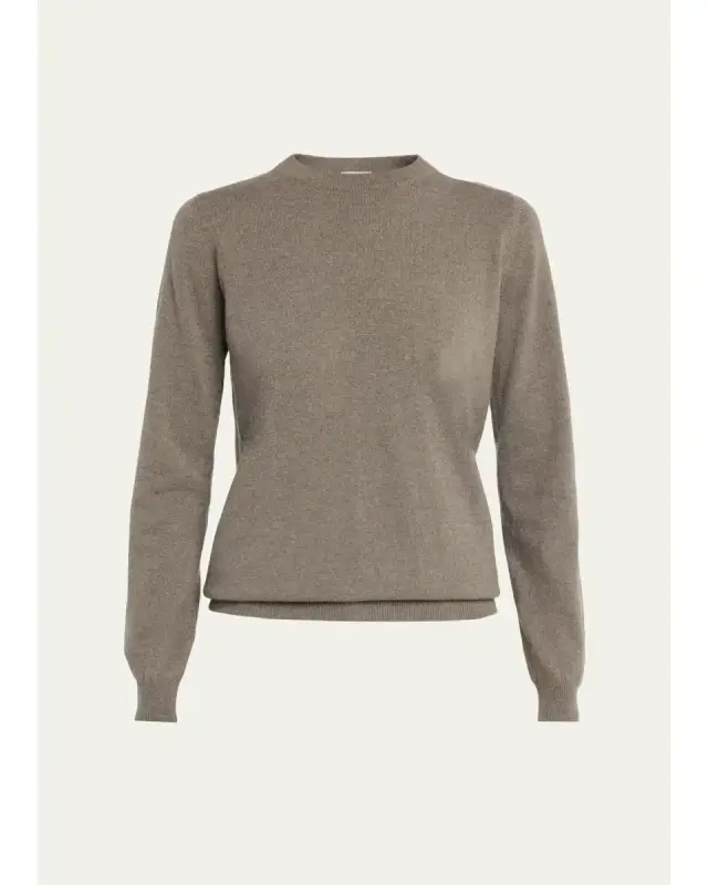 Brunello Cucinelli Cashmere Fitted Crewneck Sweater