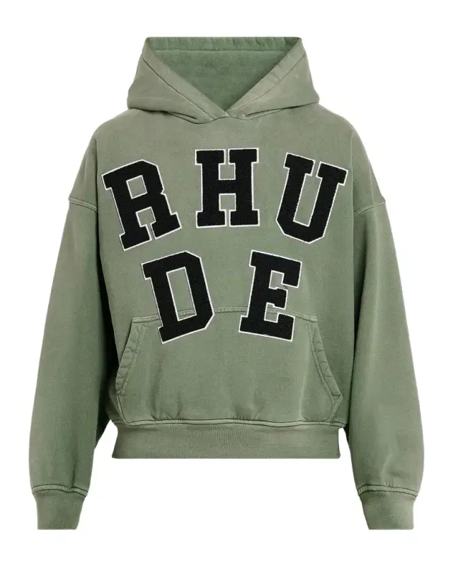 Rhude Men's Chenille Patch Logo Hoodie