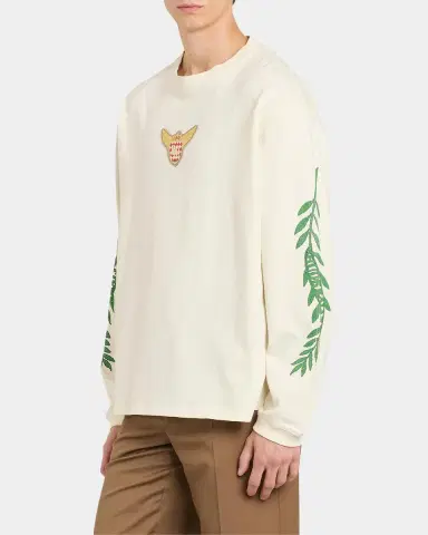 Rhude Tripoli Wreath Graphic Long-Sleeve T-Shirt | Thumbnail 6 Rhude Tripoli Wreath Graphic Long-Sleeve T-Shirt | Thumbnail 6