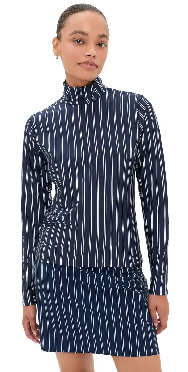 RLX Ralph Lauren ock Neck Half Zip Pullover Navy