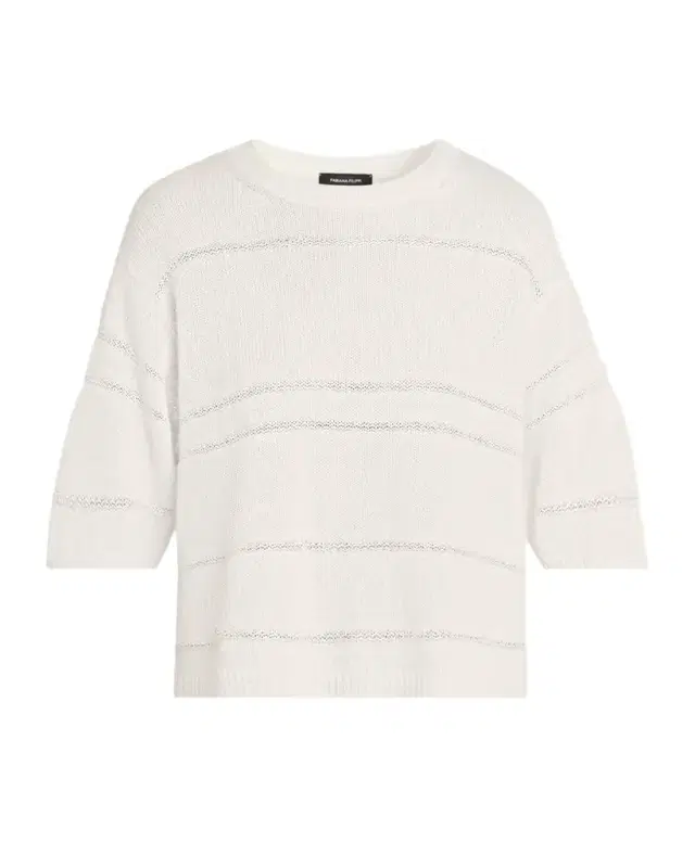 Fabiana Filippi Striped Mohair-Blend Sweater