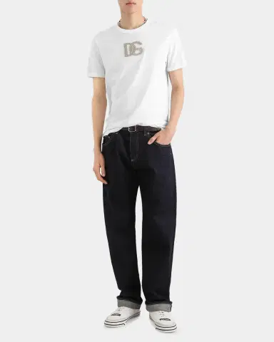Dolce & Gabbana Logo-Appliqué Cotton T-Shirt | Thumbnail 2