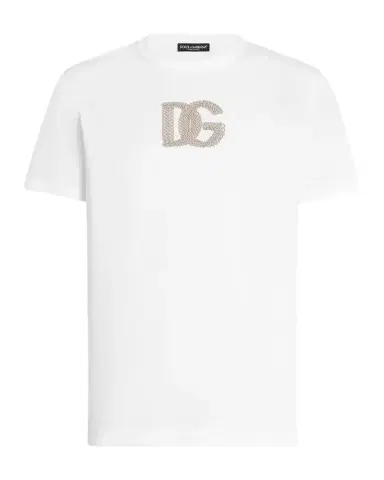 Dolce & Gabbana Logo-Appliqué Cotton T-Shirt | Thumbnail 1