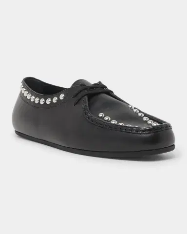 Jil Sander Men's Studded Lace-Up Leather Shoes | Thumbnail 5