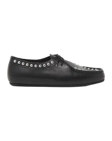 Jil Sander Men's Studded Lace-Up Leather Shoes | Thumbnail 1