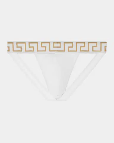 Versace Men's Medusa Stretch-Cotton Jock Strap | Thumbnail 2 Versace Men's Medusa Stretch-Cotton Jock Strap | Thumbnail 2