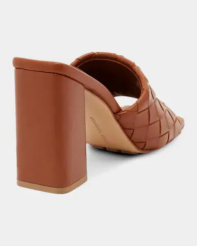 Bottega Veneta 90mm Parco Intrecciato Leather Mule Sandals | Thumbnail 2 Bottega Veneta 90mm Parco Intrecciato Leather Mule Sandals | Thumbnail 2