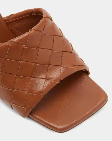 Bottega Veneta 90mm Parco Intrecciato Leather Mule Sandals | Thumbnail 3 Bottega Veneta 90mm Parco Intrecciato Leather Mule Sandals | Thumbnail 3