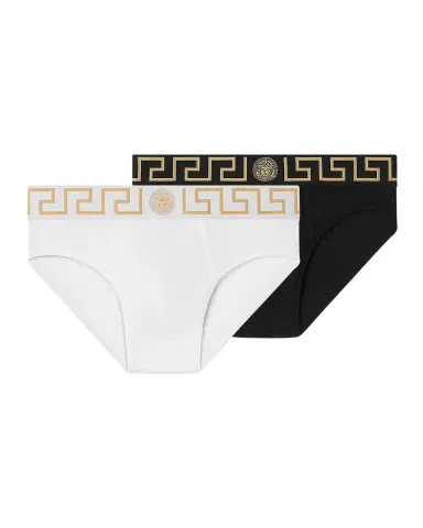 Versace Men's Medusa Key Jersey Brief 2-Pack | Thumbnail 3