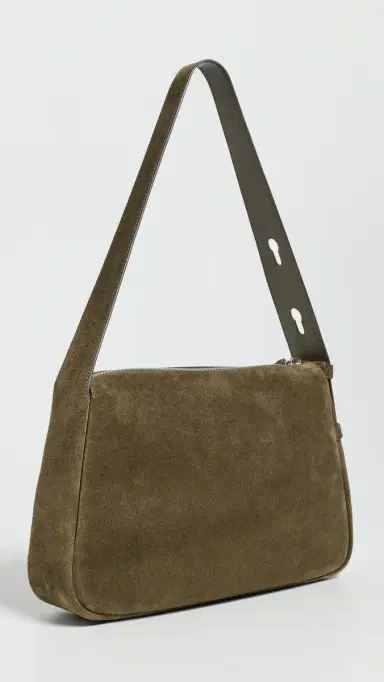 Tory Burch Romy Suede Shoulder Bag Leccio One Size | Thumbnail 4 Tory Burch Romy Suede Shoulder Bag Leccio One Size | Thumbnail 4