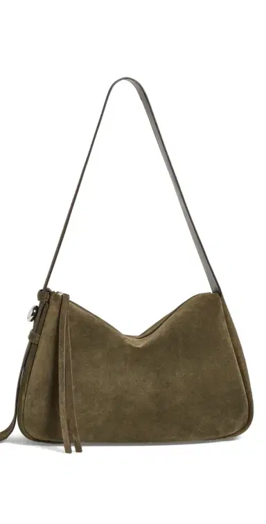 Tory Burch Romy Suede Shoulder Bag Leccio One Size | Thumbnail 1 Tory Burch Romy Suede Shoulder Bag Leccio One Size | Thumbnail 1