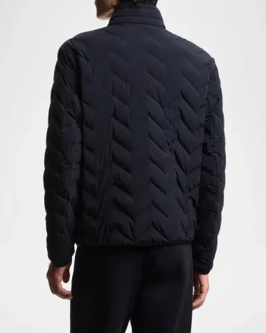Emporio Armani Chevron-Quilted Nylon Down Jacket | Thumbnail 3