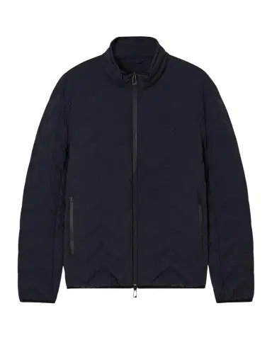 Emporio Armani Chevron-Quilted Nylon Down Jacket | Thumbnail 1
