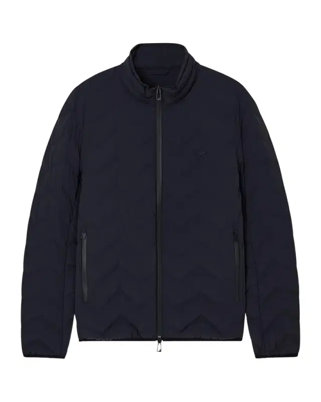 Emporio Armani Chevron-Quilted Nylon Down Jacket