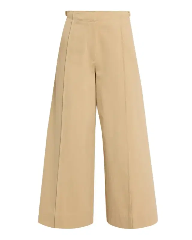 Ulla Johnson Sascha Cropped Wide-Leg Cotton Trousers