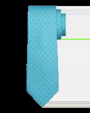 Ferragamo Men's Floral-Gancio Silk Tie | Thumbnail 2