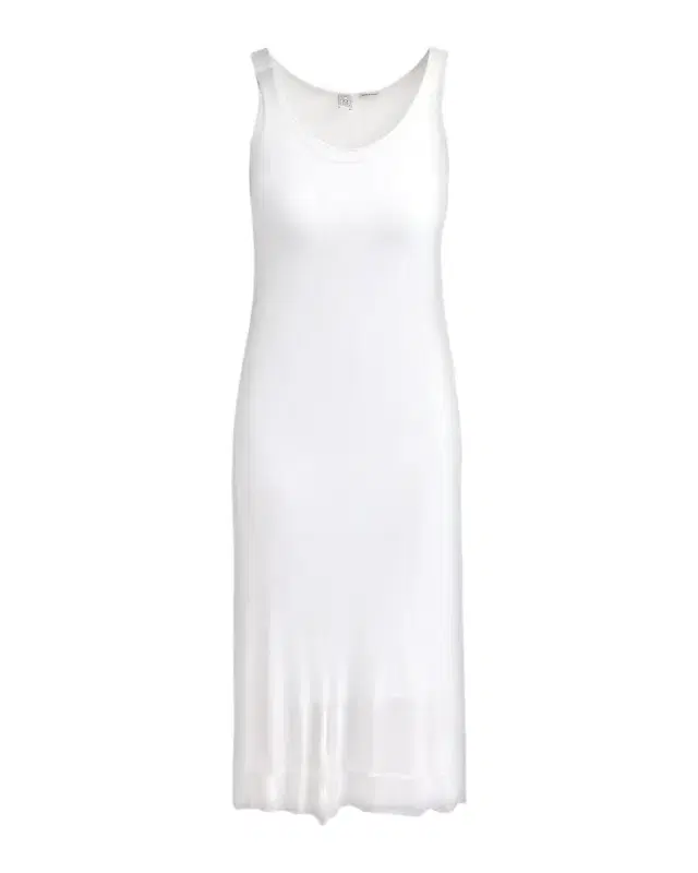 Toteme Fluted Hem Sleeveless Midi Dress