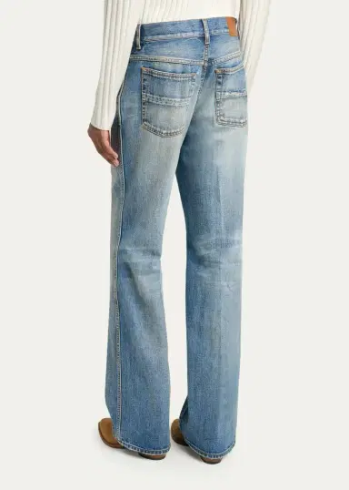 AMIRI Men's MA Fit Faded Denim Jeans | Thumbnail 3